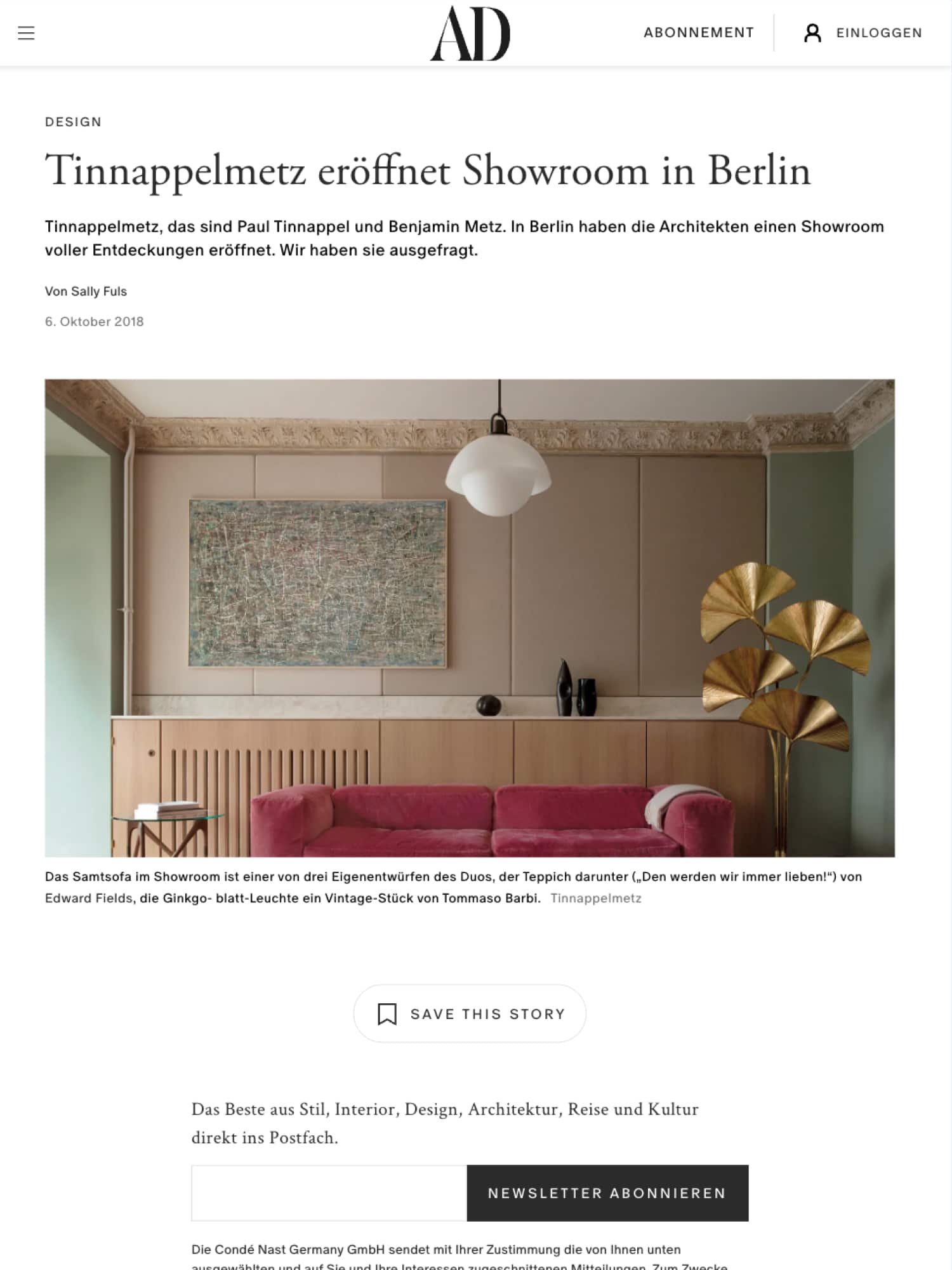 TINNAPPELMETZ @ AD Germany